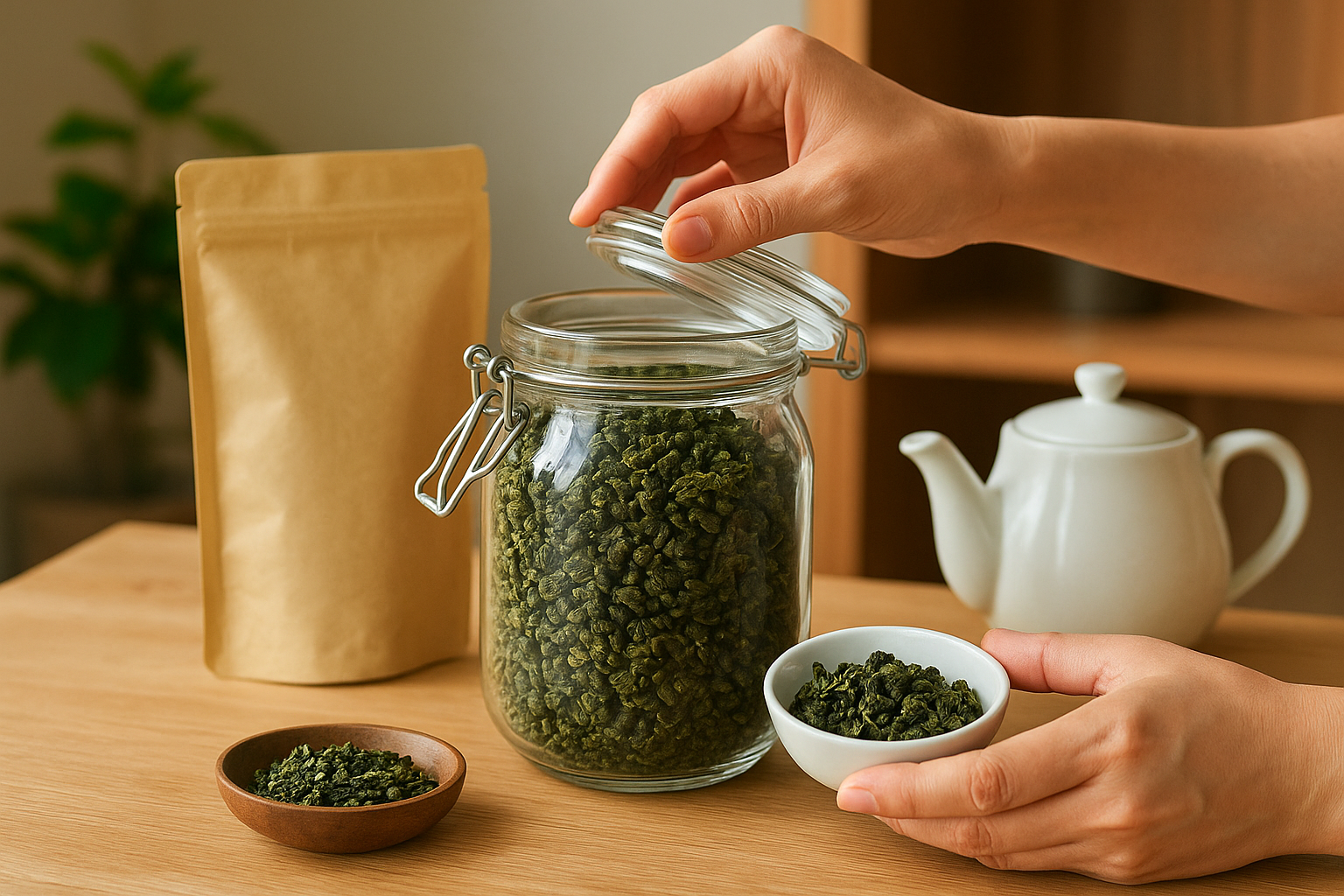 Cách bảo quản trà ô long olongtea.vn