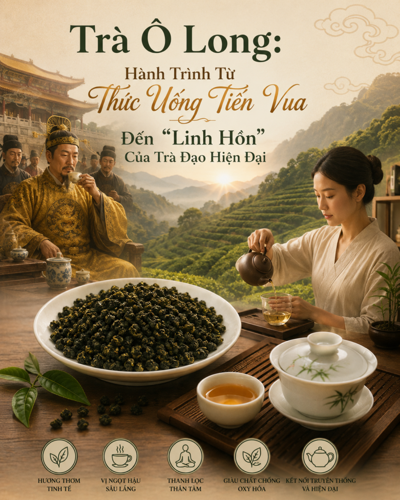 Trà Ô Long Hành Trình Từ Thức Uống Tiến Vua Đến Linh Hồn Của Trà